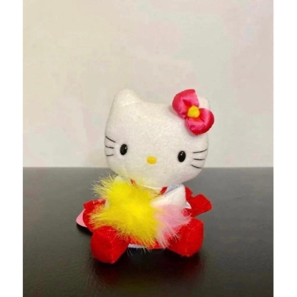 Vintage 1999 Hello Kitty Sanrio Cheerleader Plush Stuffed‎ Animal